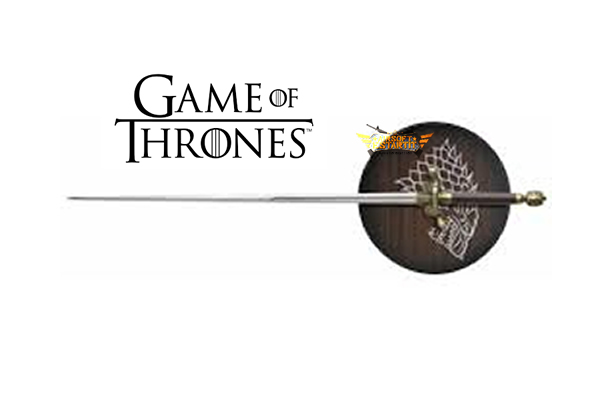Epée en Acier Aiguille de Arya Stark Game Of Thrones