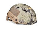 bj helmet with thread adjustment
