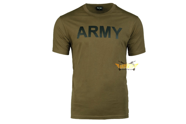 exagerar aceptable vanidad camiseta mil-tec army verde oliva - Camisetas militares - Tienda de  Airsoft, replicas y ropa militar
