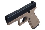 pistolet g23 kjw polymère bronzé saigo