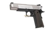 pistola colt 1911 rail bicolor cybergun kwc