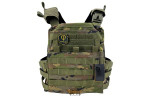 CVS Plate carrier tactical vest Conquer Spanish pixelated