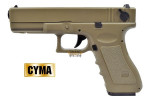 Glock CM030 with mosfet and li-po Cyma tan