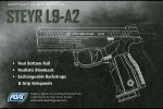 Pistola Steyr L9-A2, CO2 negra