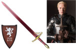 Jamie Lannister et Brienne de l'épée Oathkeeper de Thart