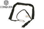 CONQUER strap with 1 quick-release point Black