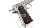 We 1911 Silver with wood color  grip