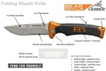 Folding Sheath Bear Grylls knife